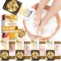 Kit de pedicure nbc BeautiLab Foot Soak Set com Bubble Salt, esfoliante Kit de pedicure nbc BeautiLab Foot Soak Set com Bubble Salt, esfoliante