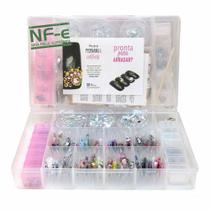 Kit de Pedrarias para unhas Luxo Completo 26mil Peças Decoração Joinha