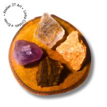 Kit de Pedras Naturais para Prosperidade / Alcance de Metas / Sucesso