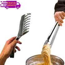 Kit de Pegadores para Massa Empratar Macarrão Espaguete em Inox Kit de Pegadores para Massa Empratar Macarrão Espaguete em Inox