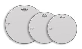 Kit de Peles Remo Emperor Coated Tons 10,12,14 Filme Duplo Porosa (10467) Made in USA Kit de Peles Remo Emperor Coated Tons 10,12,14 Filme Duplo Porosa (10467) Made in USA