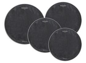 Kit de Peles Williams SoundLess Silent Mesh 12, 13, 16, 14 (caixa) estude em silêncio compatível
