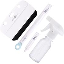 Kit de Película para Janela HTVRONT com 4 Peças e Ferramentas de Instalação 100 ml Kit de Película para Janela HTVRONT com 4 Peças e Ferramentas de Instalação 100 ml