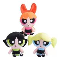 Kit de pelúcias meninas super poderosas 20cm antialérgico
