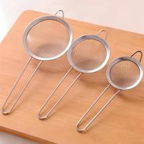 Kit de Peneiras Aço Inox 3 Tamanhos 8cm 10cm 12cm Para Confeitar Tomar Chá Utensílios de Cozinha