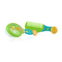 Kit de Pente e Escova Nûby Azul para Bebês Kit de Pente e Escova Nûby Azul para Bebês