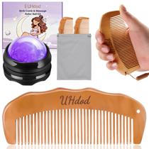 Kit de Pente para Parto e Bola Massageadora com Alça UHdod Kit de Pente para Parto e Bola Massageadora com Alça UHdod
