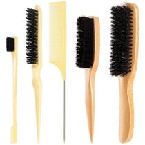 Kit de Pentes STYLEMATE 5PCS com Cerdas de Javali para Estilização