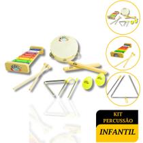 Kit de Percussão para Musicalização Infantil Custom Kids!