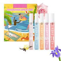 Kit de Perfumes MeiPlumLai 5 Fragrâncias 10ml Tamanho Viagem