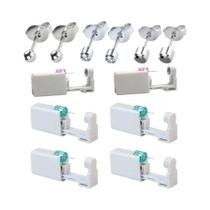 Kit De Perfuração De Orelha Autoaplicável 6PCS Pistola De Perfuração De Orelha Descartável Com Kit De Perfuração De Orelha Autoaplicável 6PCS Pistola De Perfuração De Orelha Descartável Com