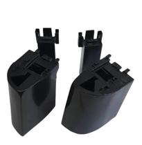 Kit De Pés 12Cm Preto De Encaixe Para Fogão Esmaltec Agata