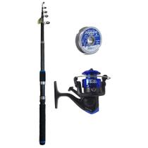 Kit De Pesca 1 Vara Telescópica 2,70m + 1 Molinete 1 Linha Kit De Pesca 1 Vara Telescópica 2,70m + 1 Molinete 1 Linha