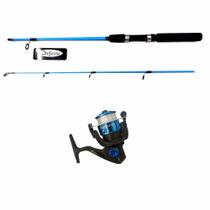 Kit de Pesca Atsuma - Vara de 1,35m Com Molinete Pequeno