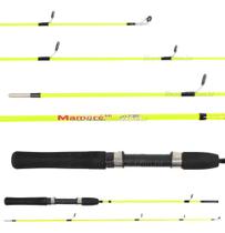 Kit de pesca com 5 varas Xingu 1,20 mts 2 partes fibra de vidro