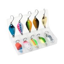 Kit De Pesca Com Iscas Jig Spoon, Conjunto De Iscas De 2.5g, 3.5g, 5g, Spinner De Metal Duro,