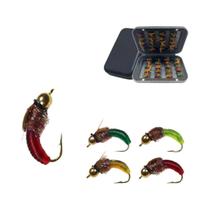 Kit De Pesca Com Mosca 24/40/84/114 Peças Variedade De Moscas Secas E Molhadas Para Pesca De Truta E Kit De Pesca Com Mosca 24/40/84/114 Peças Variedade De Moscas Secas E Molhadas Para Pesca De Truta E