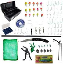 Kit De Pesca Completo Com Vara 2.10 Mts Telescópica Kit De Pesca Completo Com Vara 2.10 Mts Telescópica