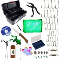 Kit De Pesca Diversão Maleta Com Acessórios 80 Unidades Kit De Pesca Diversão Maleta Com Acessórios 80 Unidades