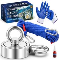 Kit de pesca magnética Grtard 318,18 kg de neodímio de dupla face