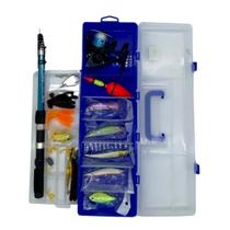 Kit de Pesca Master Compacto e Prático com Caixa Organizadora