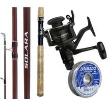 Kit de Pesca Shimano Molinete Ix Vara Solara 8-12lb Linha Kit de Pesca Shimano Molinete Ix Vara Solara 8-12lb Linha