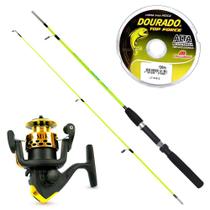 Kit de Pesca Vara C/ Molinete e Linha de Pesca (Ref. 06) Kit de Pesca Vara C/ Molinete e Linha de Pesca (Ref. 06)