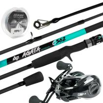 Kit de Pesca Vara Carretilha AGATA + M21 Pro Kit de Pesca Vara Carretilha AGATA + M21 Pro
