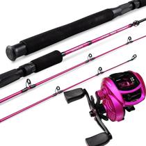 Kit de pesca Vara e Carretilha CROBAT