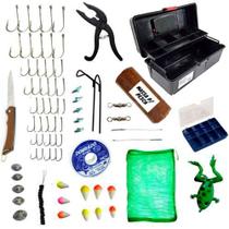 Kit De Pescaria Completo Acessórios Caixa Alicate Pega Peixe Kit De Pescaria Completo Acessórios Caixa Alicate Pega Peixe