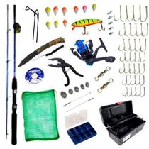 Kit De Pescaria Pronto Para Uso Acessórios Caixa Vara Kit De Pescaria Pronto Para Uso Acessórios Caixa Vara