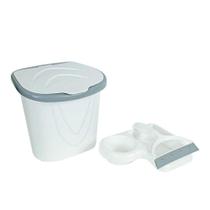 Kit de Pia Keita com Porta Rodo e Lixeira Kit de Pia Keita com Porta Rodo e Lixeira