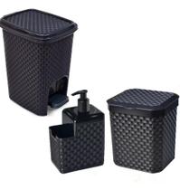 Kit de pia Organizador de Cozinha 3 Peças Kit de pia Organizador de Cozinha 3 Peças
