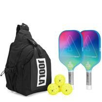 Kit De Pickleball Joola Aurora - Com 2 Raquetes 4 Bolas e 1 Bolsa