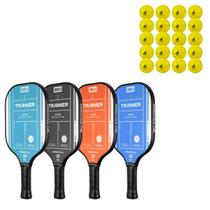 Kit de Pickleball JOOLA com 4 Raquetes para Treinamento Bola de Pickleball JOOLA Primo