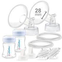 Kit de piezas para extractor de leche Maymom con brida de 28 mm compatible con Spectra S1 y S2