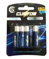 kit De Pilhas AAA Para Mini Amplificadores Alcalina 1,5V