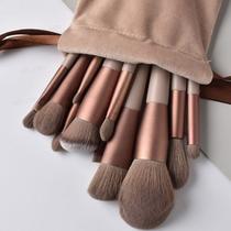 Kit de Pinceis 13 peças Maquiagem Pincel Make Blush Pó Contorno Sombra