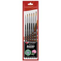 Kit de Pincéis Bauer Superfícies Lisa Condor - 6 Unidades Kit de Pincéis Bauer Superfícies Lisa Condor - 6 Unidades