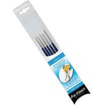 Kit De Pincéis Da Vinci Para Miniaturas 5 Unidades Pelo Natural Red Sable Set-No 5257