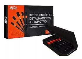 Kit De Pincéis De Detalhamento Automotivo (externo) 5uni Kit De Pincéis De Detalhamento Automotivo (externo) 5uni