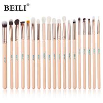 Kit De Pincéis De Maquiagem BEILI Com 19 PÇS Delineador De Sobrancelha Corretivo Harmonização Natural