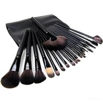 Kit de Pincéis de Maquiagem com 24 unidades + Estojo