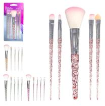Kit de Pincéis de Maquiagem Glitter - 5 Peças Kit de Pincéis de Maquiagem Glitter - 5 Peças