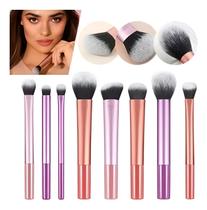 Kit de Pincéis de Maquiagem Portátil Conjunto Completo para Viagens Trabalho e Uso Diário Cerdas Macias para Aplicação Uniforme Kit de Pincéis de Maquiagem Portátil Conjunto Completo para Viagens Trabalho e Uso Diário Cerdas Macias para Aplicação Uniforme