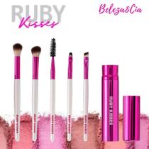 Kit de Pincéis de Maquiagem Ruby Kisses Kit de Pincéis de Maquiagem Ruby Kisses