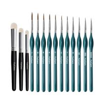Kit De Pincéis De Pintura De Alta Precisão Para Detalhes Micro, 3, 11 E 14 Peças, Para Pintura De Kit De Pincéis De Pintura De Alta Precisão Para Detalhes Micro, 3, 11 E 14 Peças, Para Pintura De