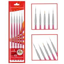 Kit de Pincéis Fino para Acabamento Condor 596/0 - 5 Unidades Kit de Pincéis Fino para Acabamento Condor 596/0 - 5 Unidades