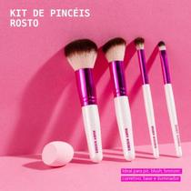 Kit De Pinceis Para Maquiagem Olhos e Rosto RUBY KISSES Escolha o Seu Pincel