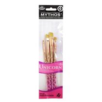 Kit de Pinceis para Oleo, Acrílica e Aquarela Royal 4 Pçs